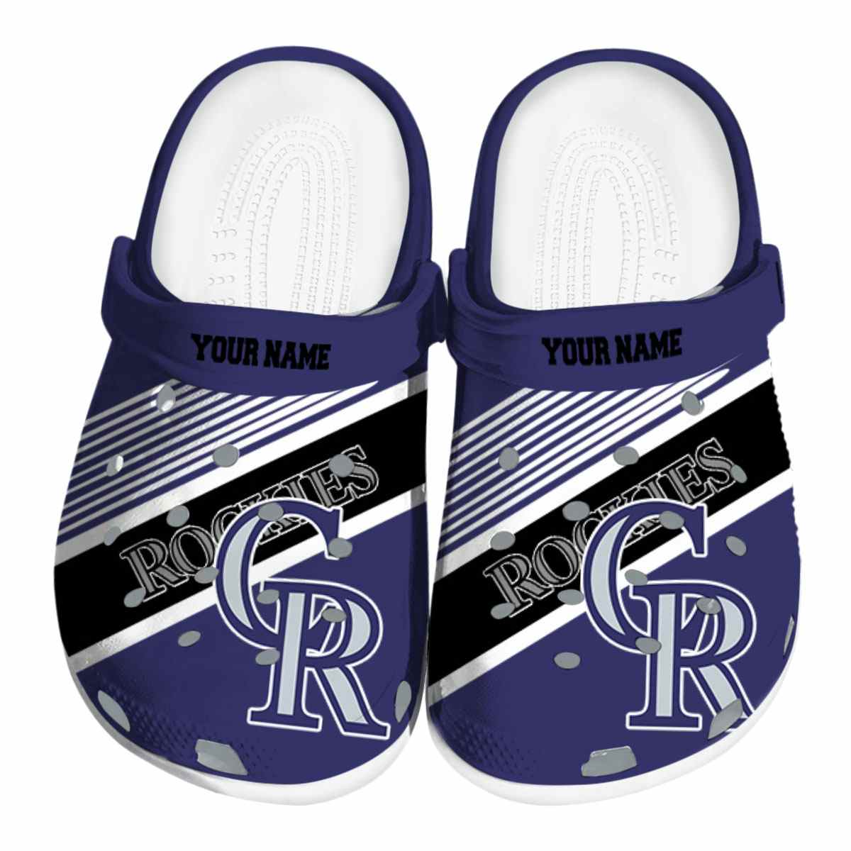 Colorado Rockies MLB Sport Crocs Crocband Clogs Shoes Comfortable For Men Women and Kids