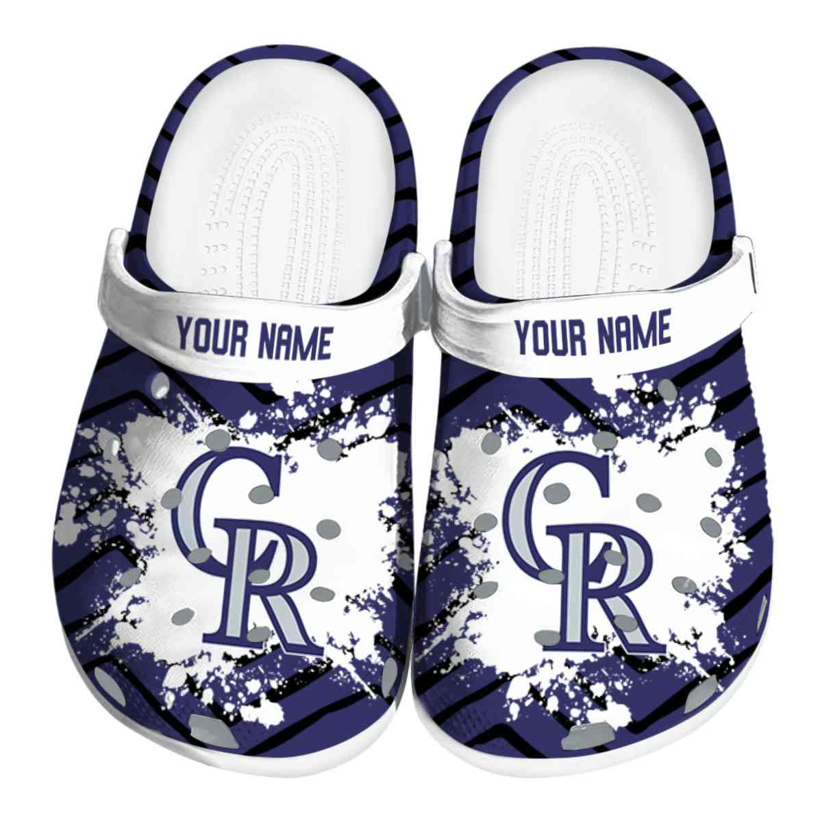 Colorado Rockies MLB Sport Crocs Crocband Clogs Shoes Comfortable For Men Women and Kids