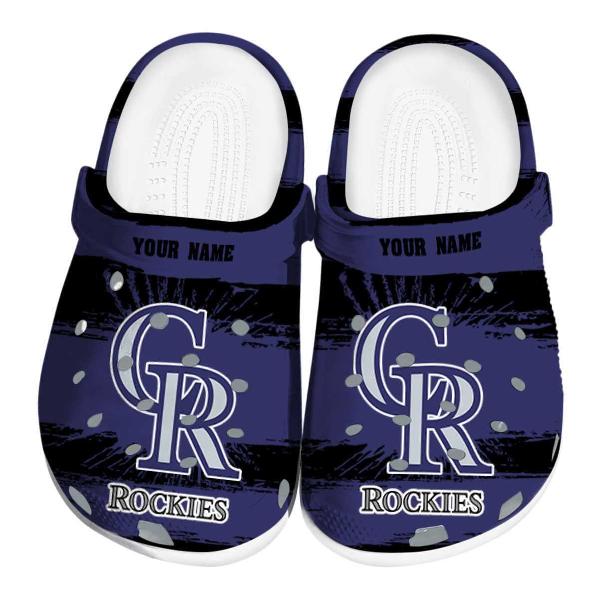 Colorado Rockies MLB Sport Crocs Crocband Clogs Shoes Comfortable For Men Women and Kids