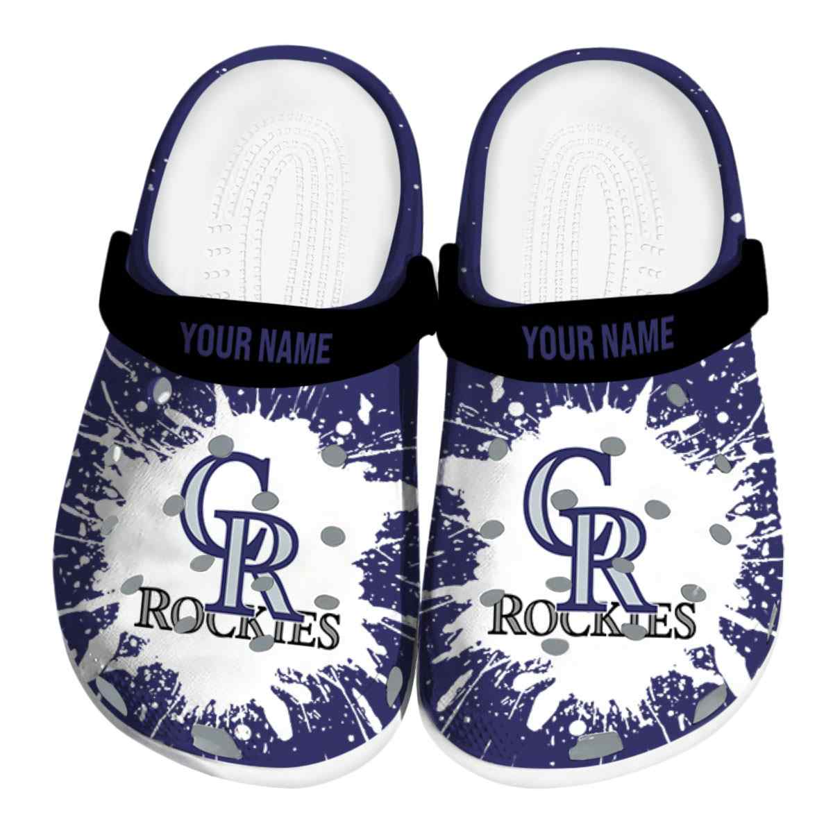Colorado Rockies MLB Sport Crocs Crocband Clogs Shoes Comfortable For Men Women and Kids