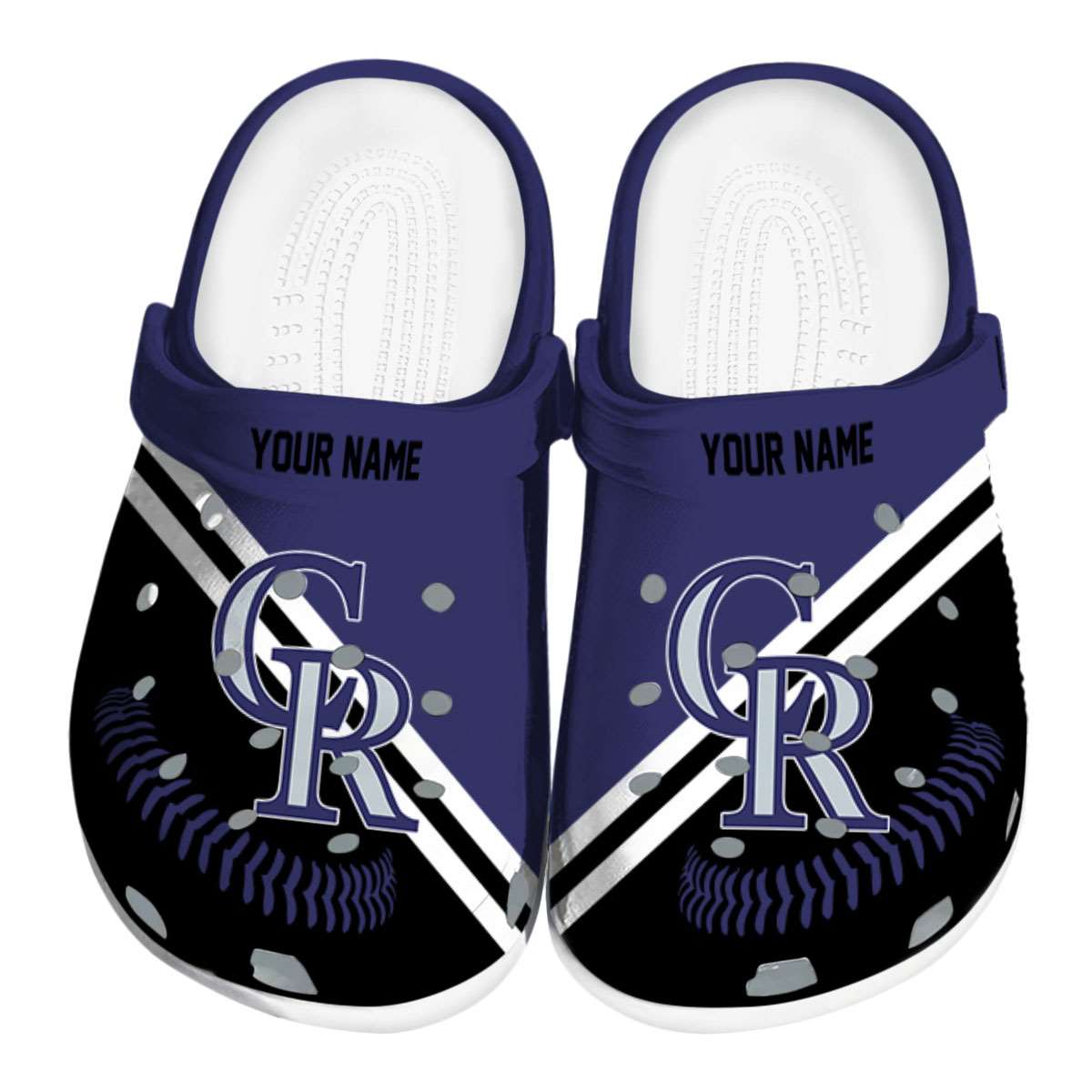 Colorado Rockies MLB Sport Crocs Crocband Clogs Shoes Comfortable For Men Women and Kids