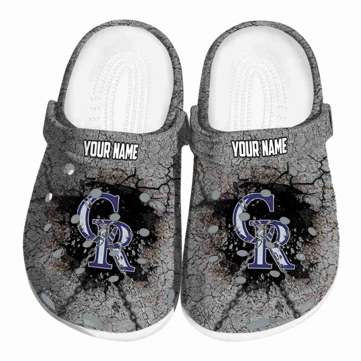 Colorado Rockies MLB Sport Crocs Crocband Clogs Shoes Comfortable For Men Women and Kids