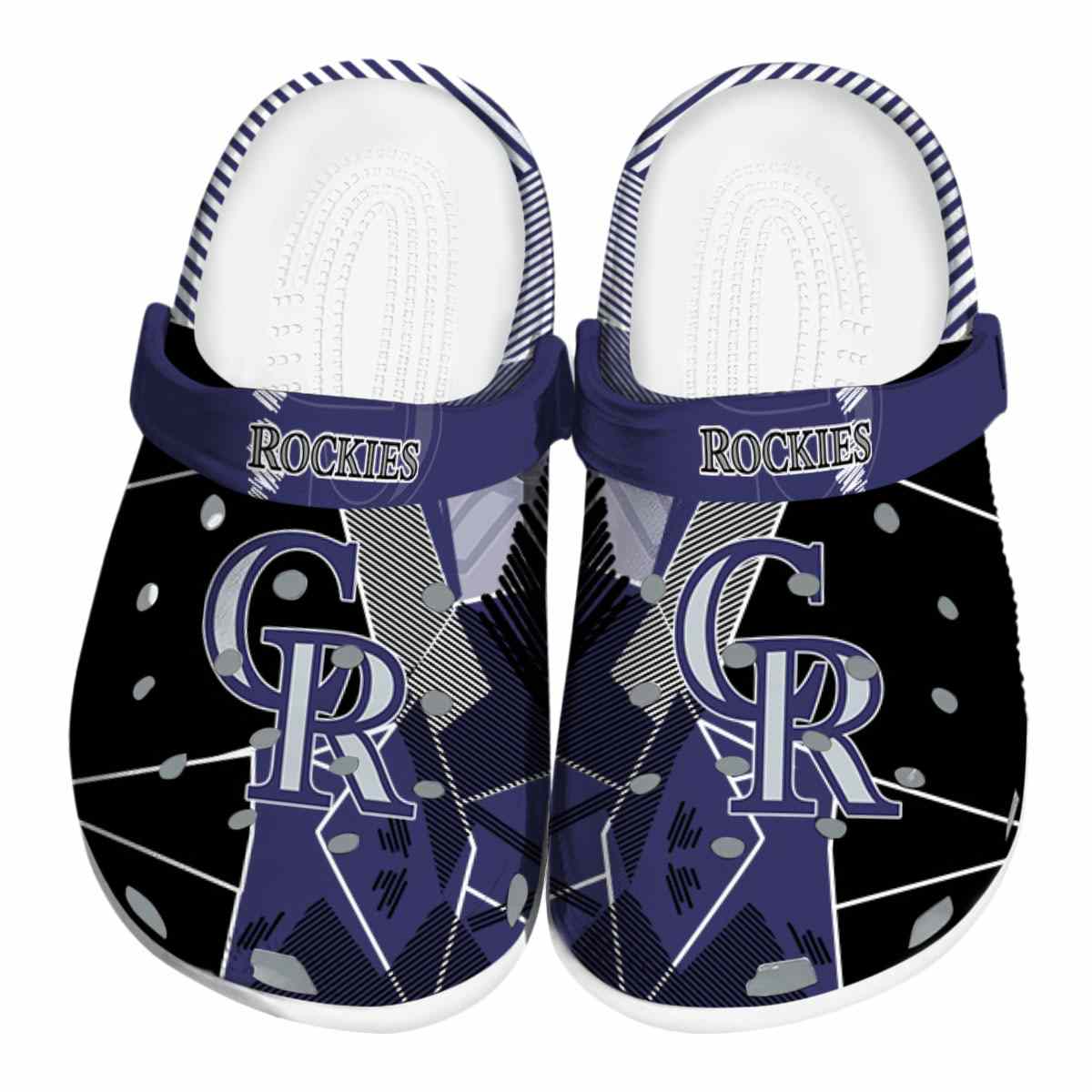 Colorado Rockies MLB Sport Crocs Crocband Clogs Shoes Comfortable For Men Women and Kids