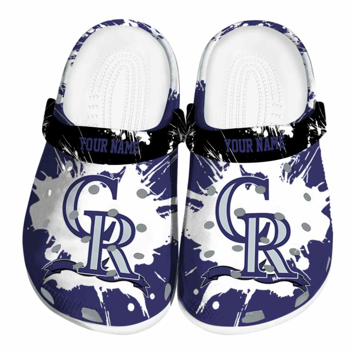Colorado Rockies MLB Sport Crocs Crocband Clogs Shoes Comfortable For Men Women and Kids