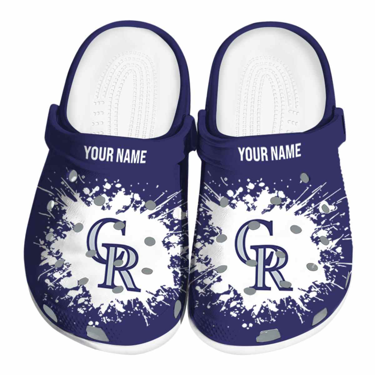Colorado Rockies MLB Sport Crocs Crocband Clogs Shoes Comfortable For Men Women and Kids