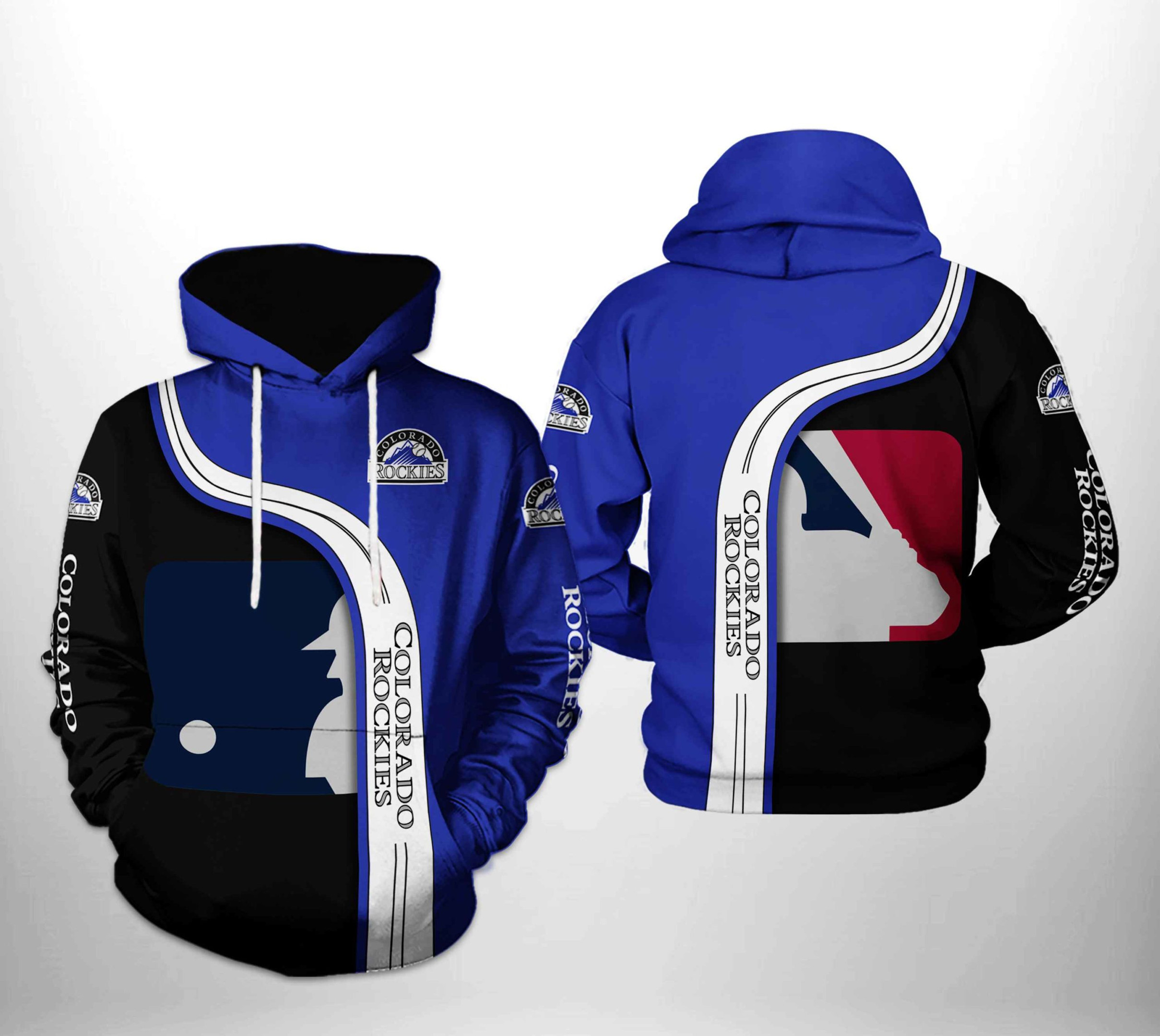 Colorado Rockies MLB Team 3D All Over Print Hoodie, Zip Hoodie