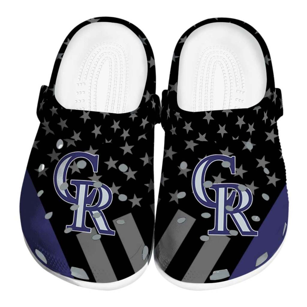 Colorado Rockies Stellar Stripes Theme ClogTVC180104