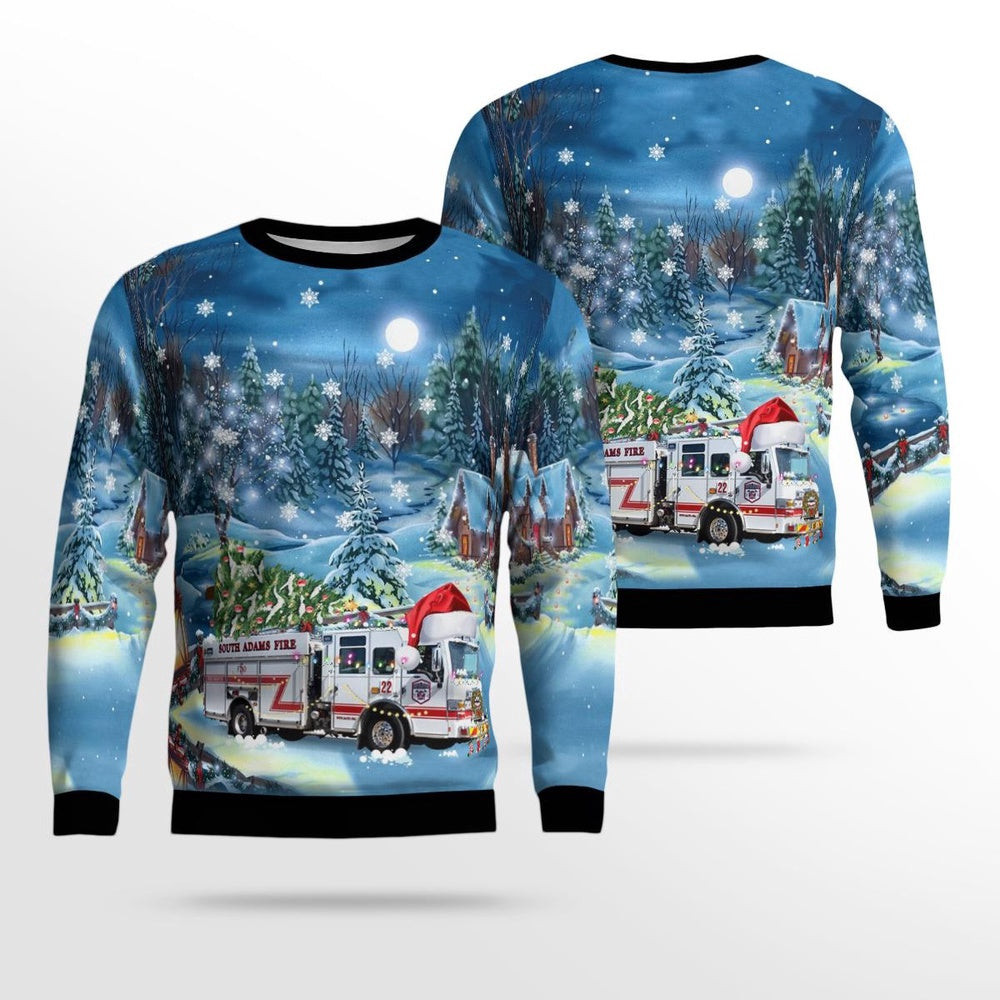 Colorado South Adams County Fire Department Christmas Ugly Sweater Xmas Unisex Sweater Christmas Gifts For Men Women