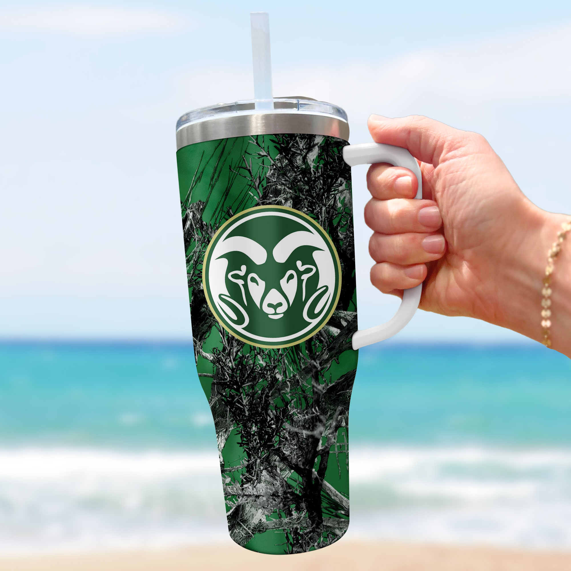 Colorado State Rams NCAA Hunting Custom Stanley Cup 40 oz 30 oz Tumbler With HandleTVC230115 - Image 3