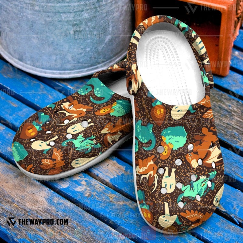 Colorful Cryptids Pokemon Anime Crocs Crocband Clogs Shoes Comfortable For Men Women and Kids