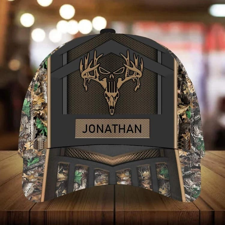 Colorful Deer Hunting Cap 3D Customize Classic Deer Cap for Hunting Lovers Trucker Hats Custom Hats Gifts For Men & Women