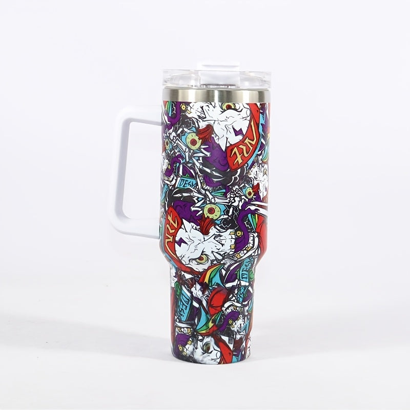 Colorful Graffiti Skull Custom Stanley Cup 40 oz 30 oz Tumbler With HandleTVC2301653