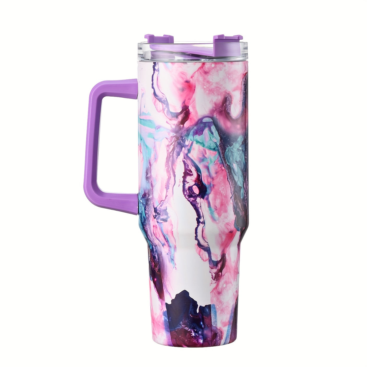 Colorful Marble Custom Stanley Cup 40 oz 30 oz Tumbler With HandleTVC2301663