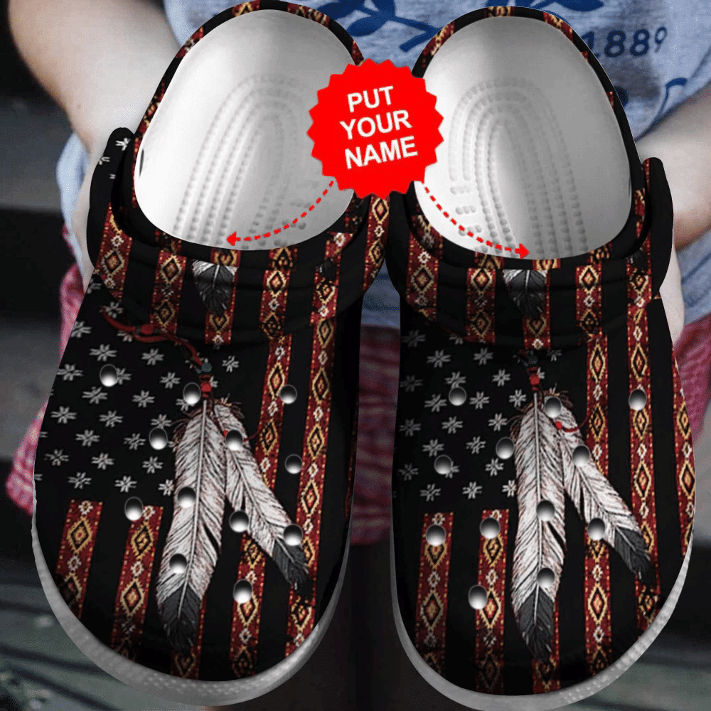 Colorful - Native Pattern Clog Shoes For Men And Women