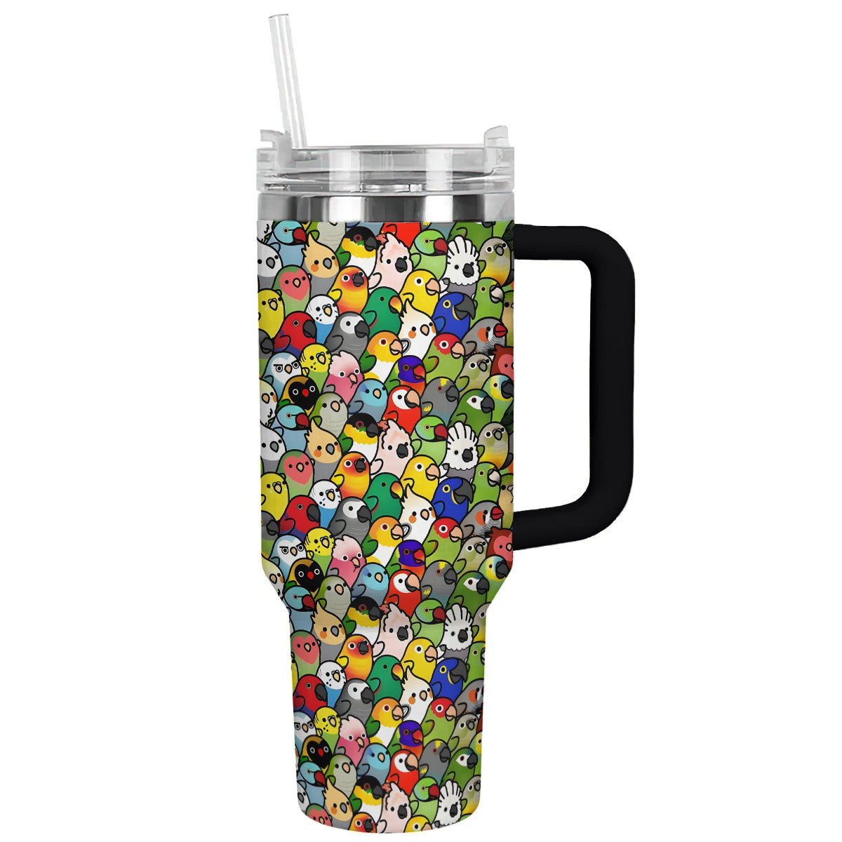 Colorful Parrot Custom Stanley Cup 40 oz 30 oz Tumbler With HandleTVC2301781