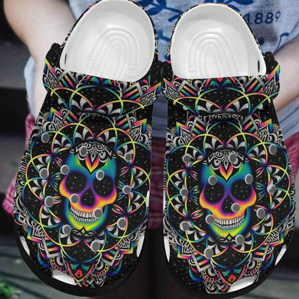 Colorfull Skull clog Shoesshoes Crocbland Clog Gifts For Men Women
