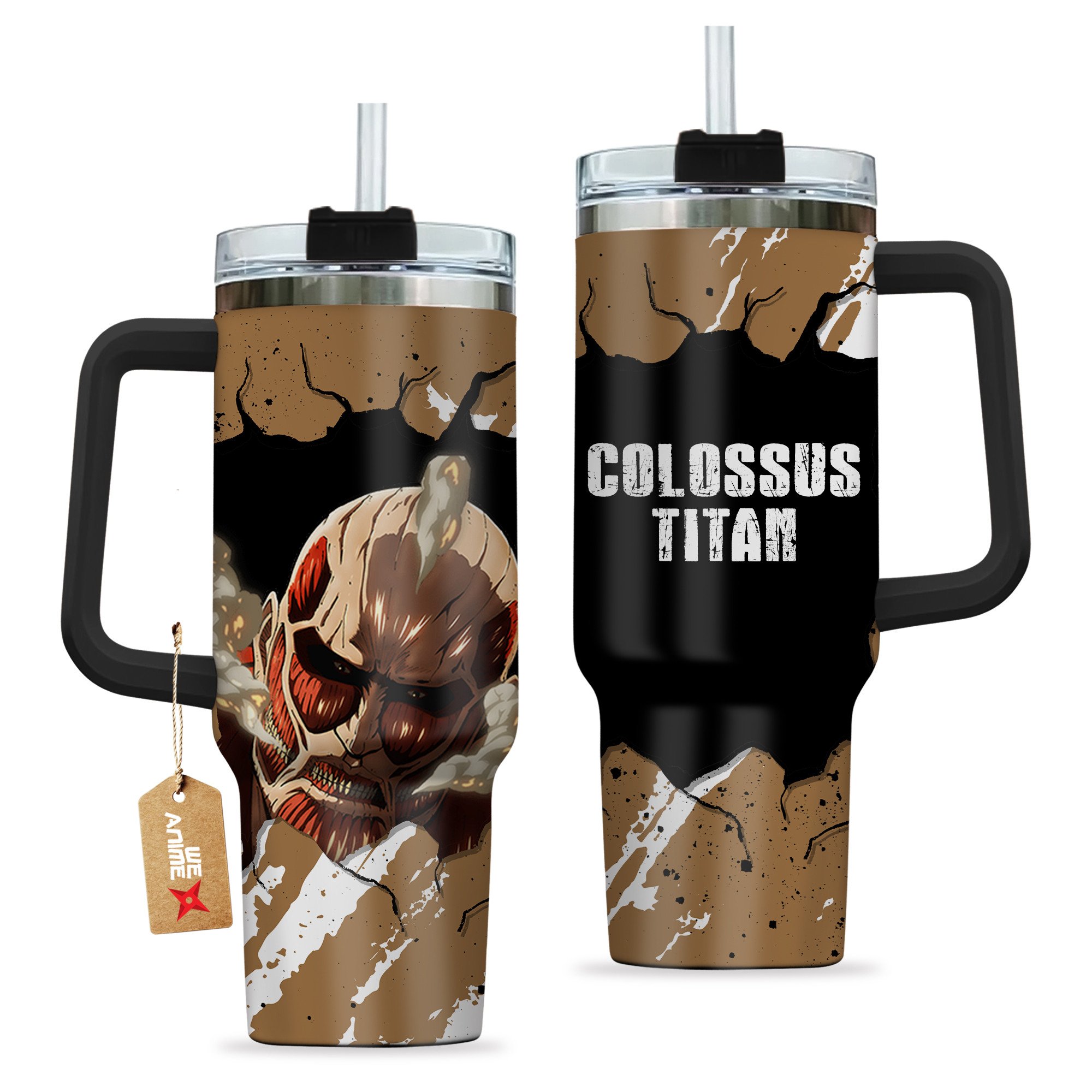 Colossus Titan Attack on Titan Anime Custom Stanley Cup 40 oz 30 oz Tumbler With HandleTVC2301207