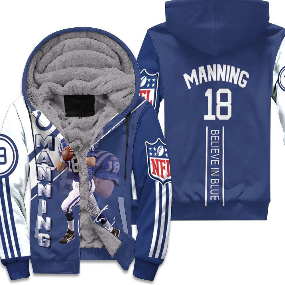 Colts Peyton Manning 3D All Over Print Hoodie, Zip Hoodie