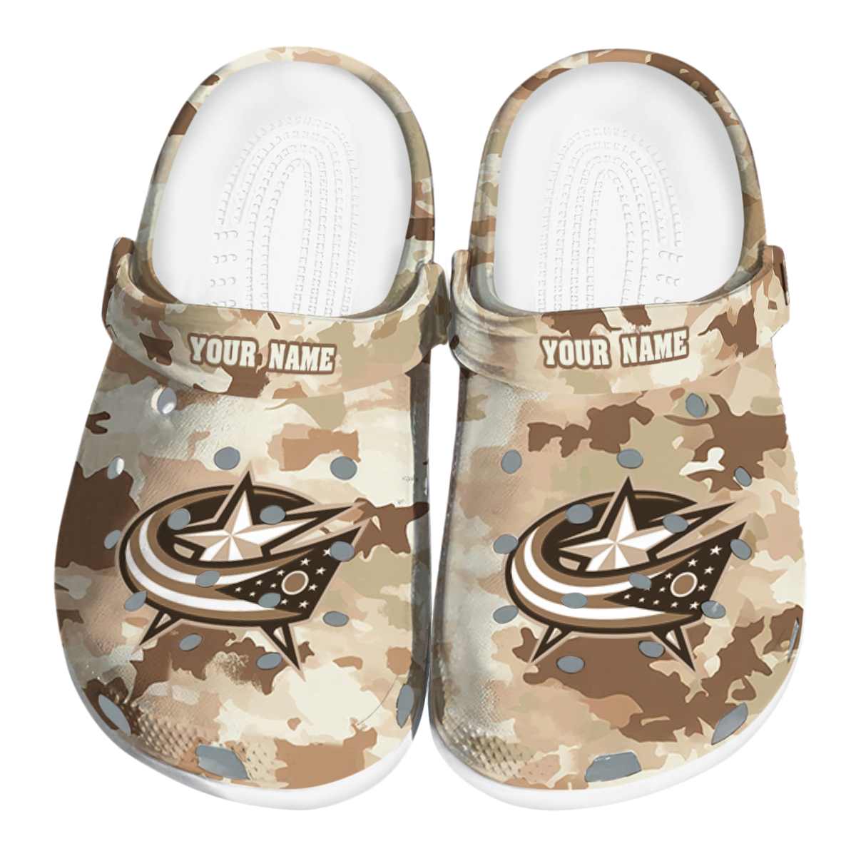 Columbus Blue Jackets NHL Sport Crocs Crocband Clogs Shoes Comfortable For Men Women and Kids