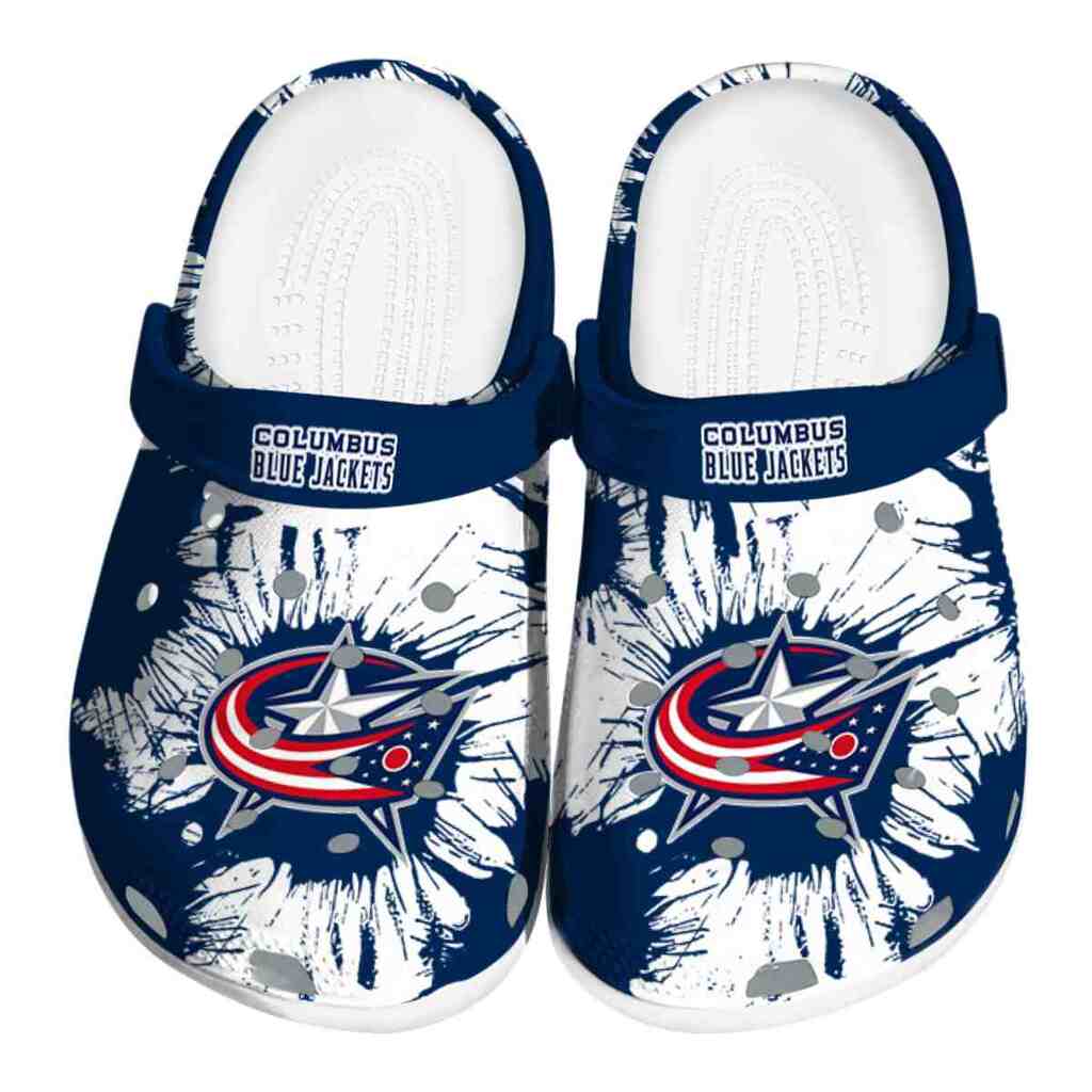 Columbus Blue Jackets Splatter Graphics ClogTVC1801864