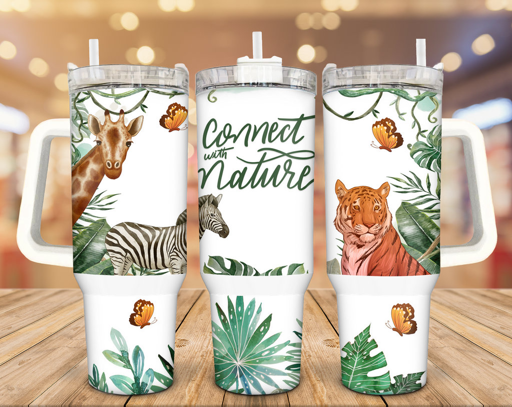 Connect With Nature Animals Custom Stanley Cup 40 oz 30 oz Tumbler With HandleTVC2301940