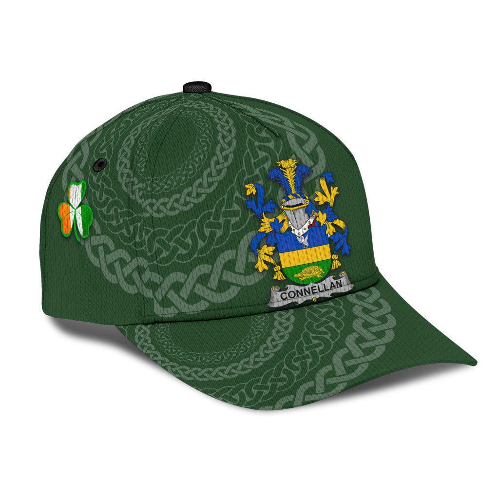 Connellan Coat Of Arms - Irish Family Crest St Patrick's Day Hat Classic Cap Trucker Hats Custom Hats Gifts For Men & Women