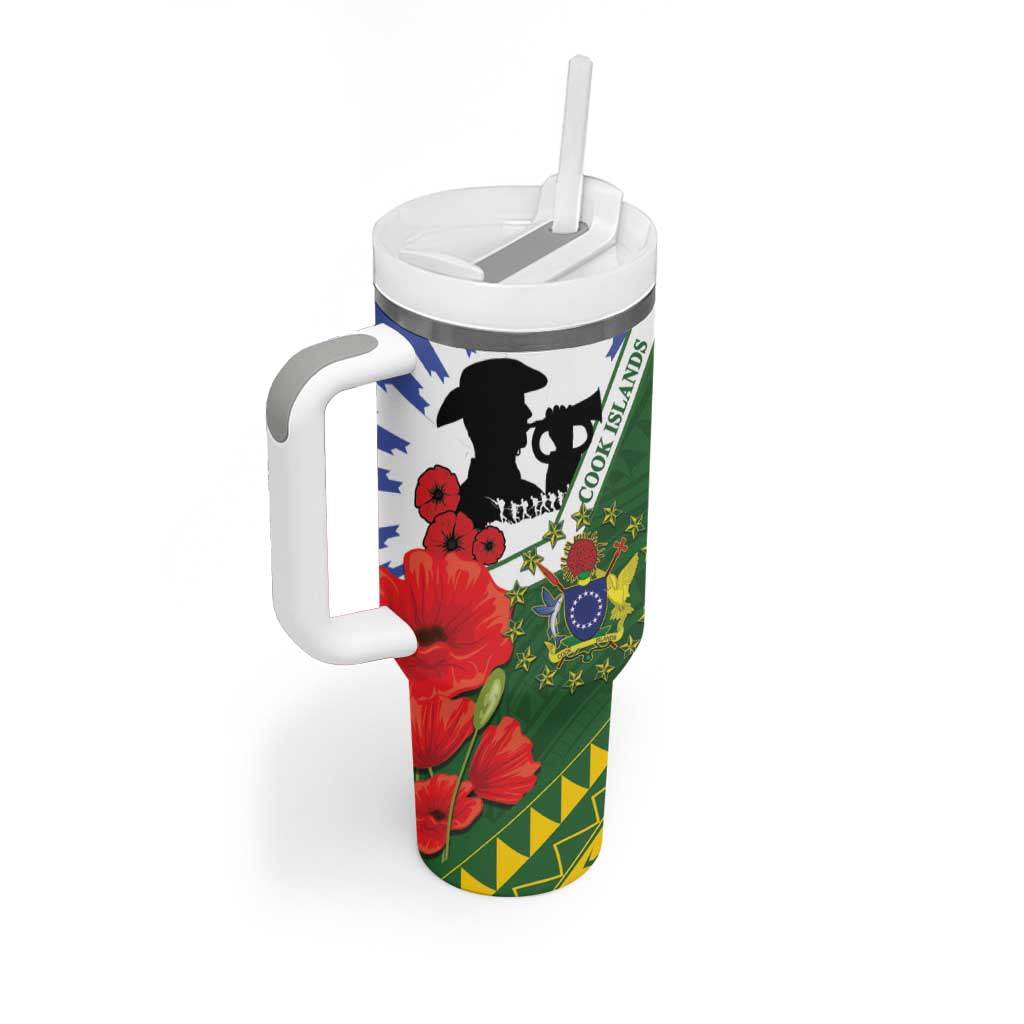 Cook Islands ANZAC Day Custom Stanley Cup 40 oz 30 oz Tumbler With HandleTVC2301270 - Image 2
