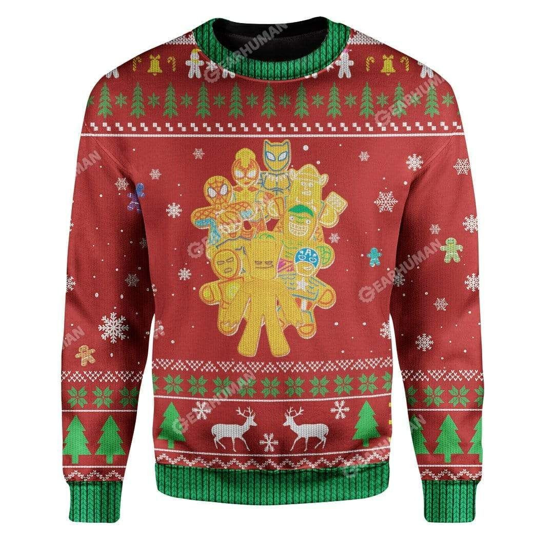 Cookivengers Ugly Christmas Sweater Adult 3D Funny Matching for family