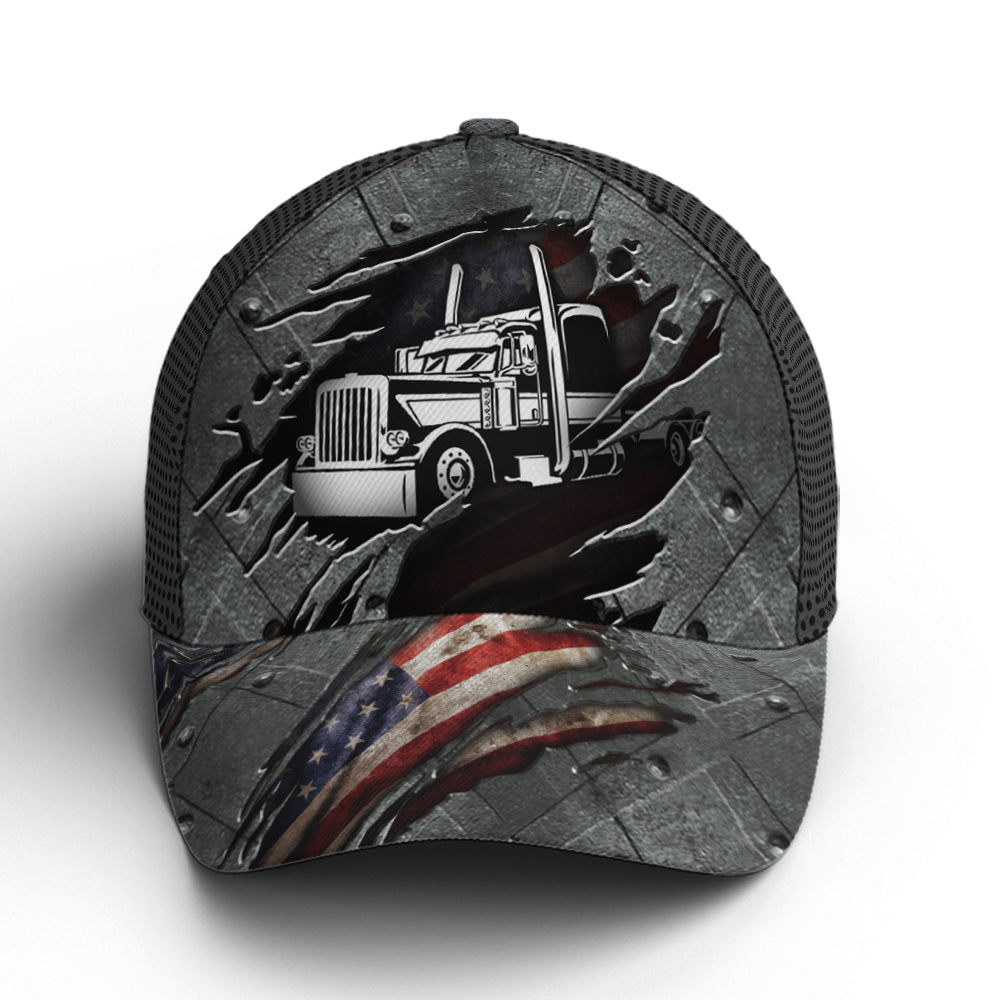 Cool Baseball Cap For Trucker Metallic Style Trucker Hats Custom Hats Gifts For Men & Women