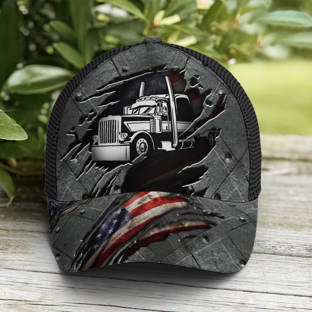 Cool Baseball Cap For Trucker Metallic Style Trucker Hats Custom Hats Gifts For Men & Women