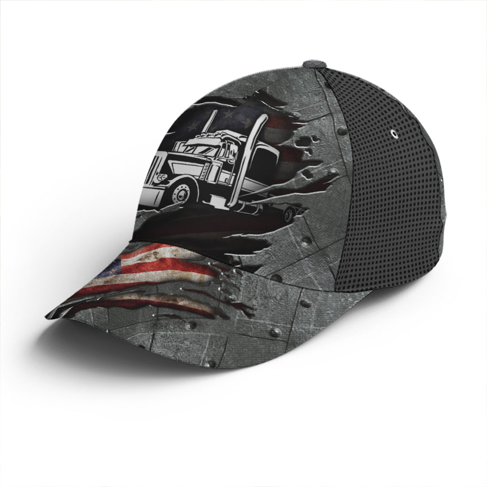 Cool Baseball Cap For Trucker Metallic Style Trucker Hats Custom Hats Gifts For Men & Women