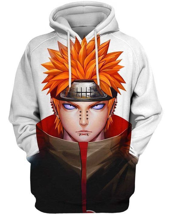Cool Demon Pain Nagato Naruto 3D All Over Print Hoodie, Zip Hoodie