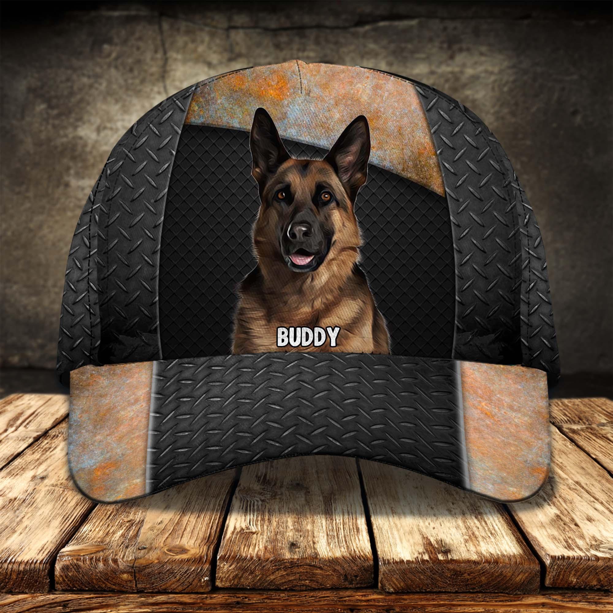 Cool Dogs Black Dog Personalized Classic Cap, Personalized Father's Day Gift for Dog Lovers, Dog Dad Trucker Hats Custom Hats Gifts For Men & Women