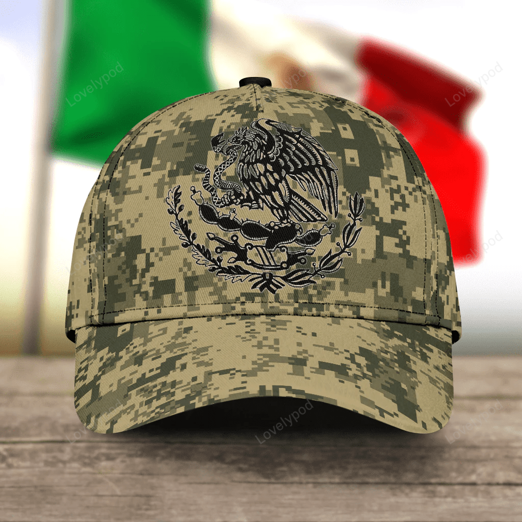 Cool Mexico 3D Full Printing Classic Cap, Cap For Mexican, Mexico Cap For Him Trucker Hats Custom Hats Gifts For Men & Women