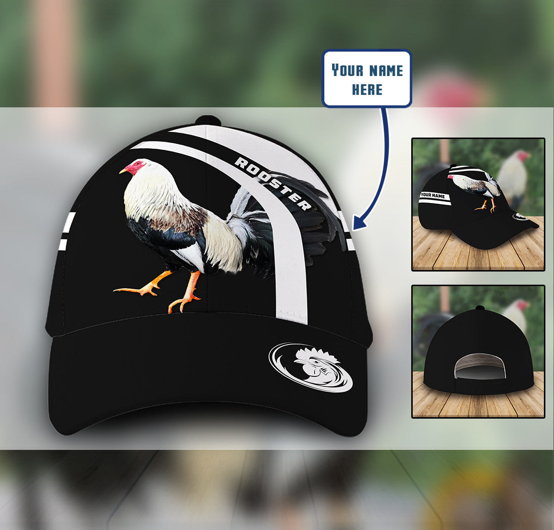 Cool Rooster Customized Hat Classic Cap MT107087Pb Trucker Hats Custom Hats Gifts For Men & Women