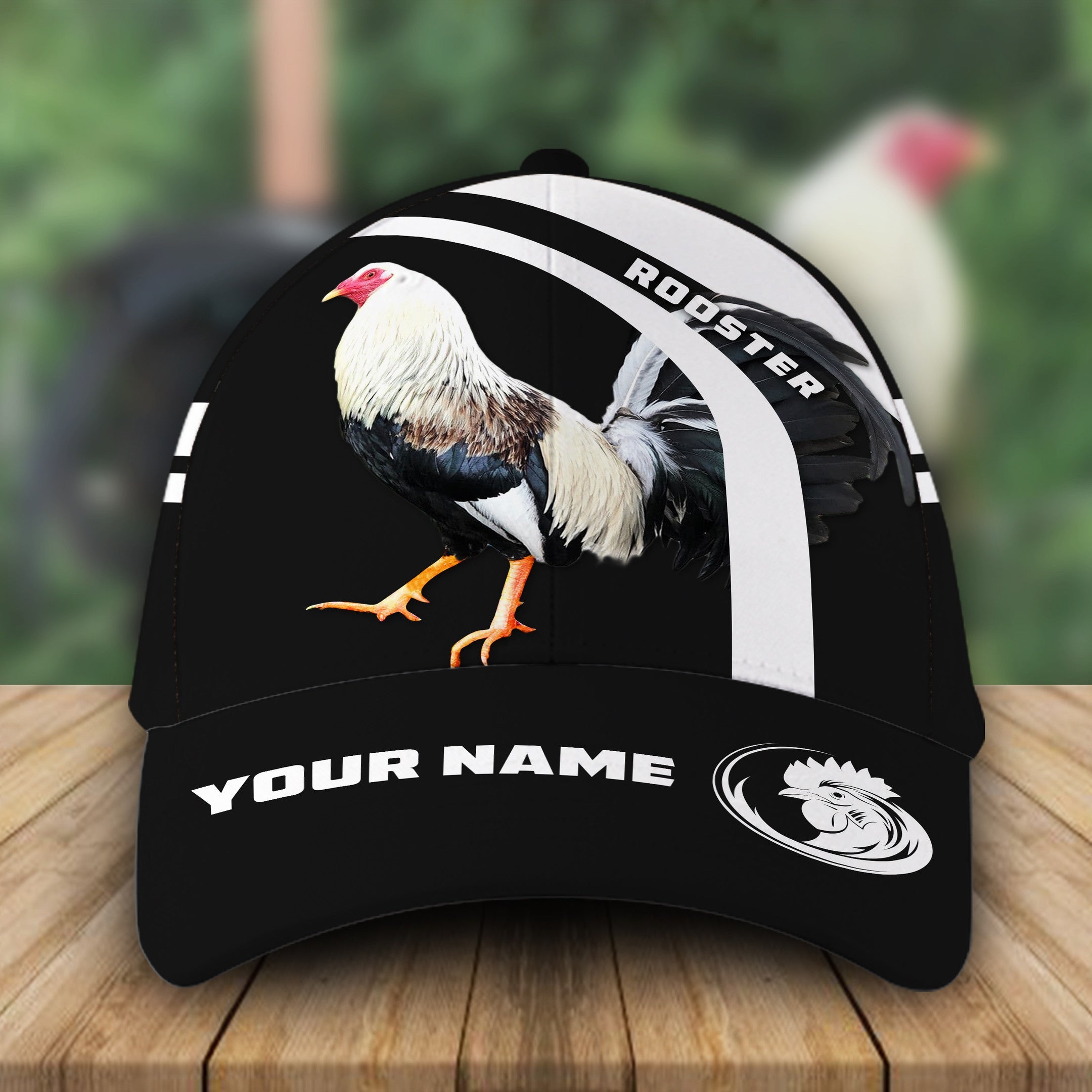 Cool Rooster Customized Hat Classic Cap MT107087Pb Trucker Hats Custom Hats Gifts For Men & Women