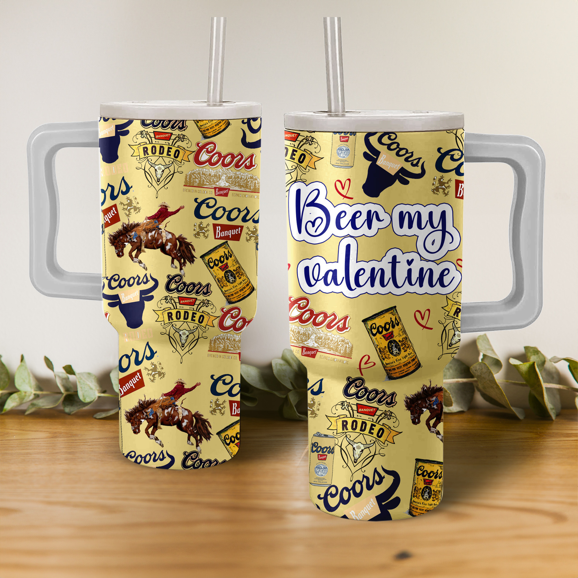 Coors Beer My Valentine Custom Stanley Cup 40 oz 30 oz Tumbler With HandleTVC2301152
