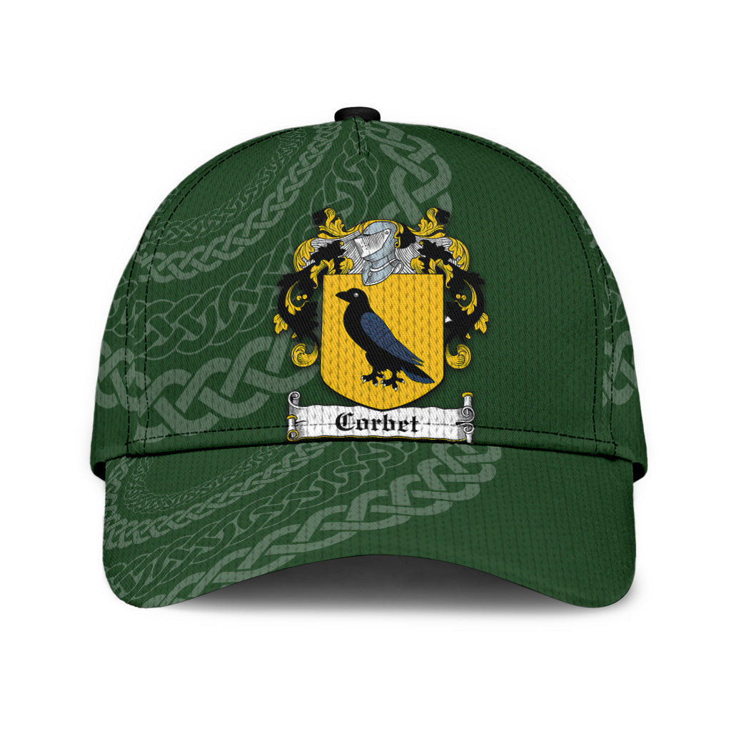 Corbet Coat Of Arms - Irish Family Crest St Patrick's Day Hat Classic Cap Trucker Hats Custom Hats Gifts For Men & Women