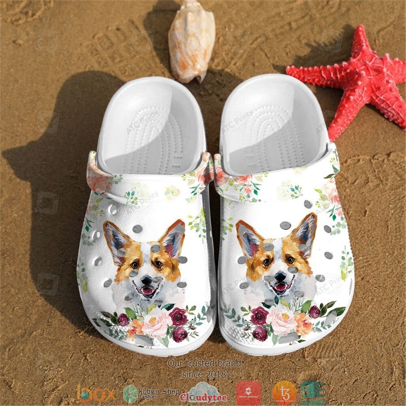 Corgi Dog Crocs Crocband Clogs Shoes Comfortable For Men Women and Kids