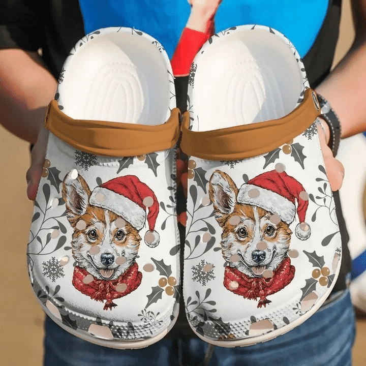 Corgi Xmas Classic Clogs Shoes