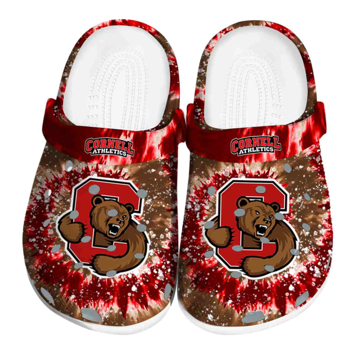 Cornell Big Red NCAA Sport Crocs Crocband Clogs Shoes Comfortable For Men Women and Kids