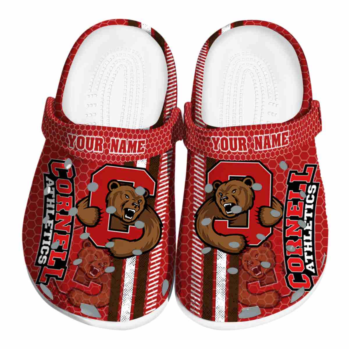 Cornell Big Red NCAA Sport Crocs Crocband Clogs Shoes Comfortable For Men Women and Kids