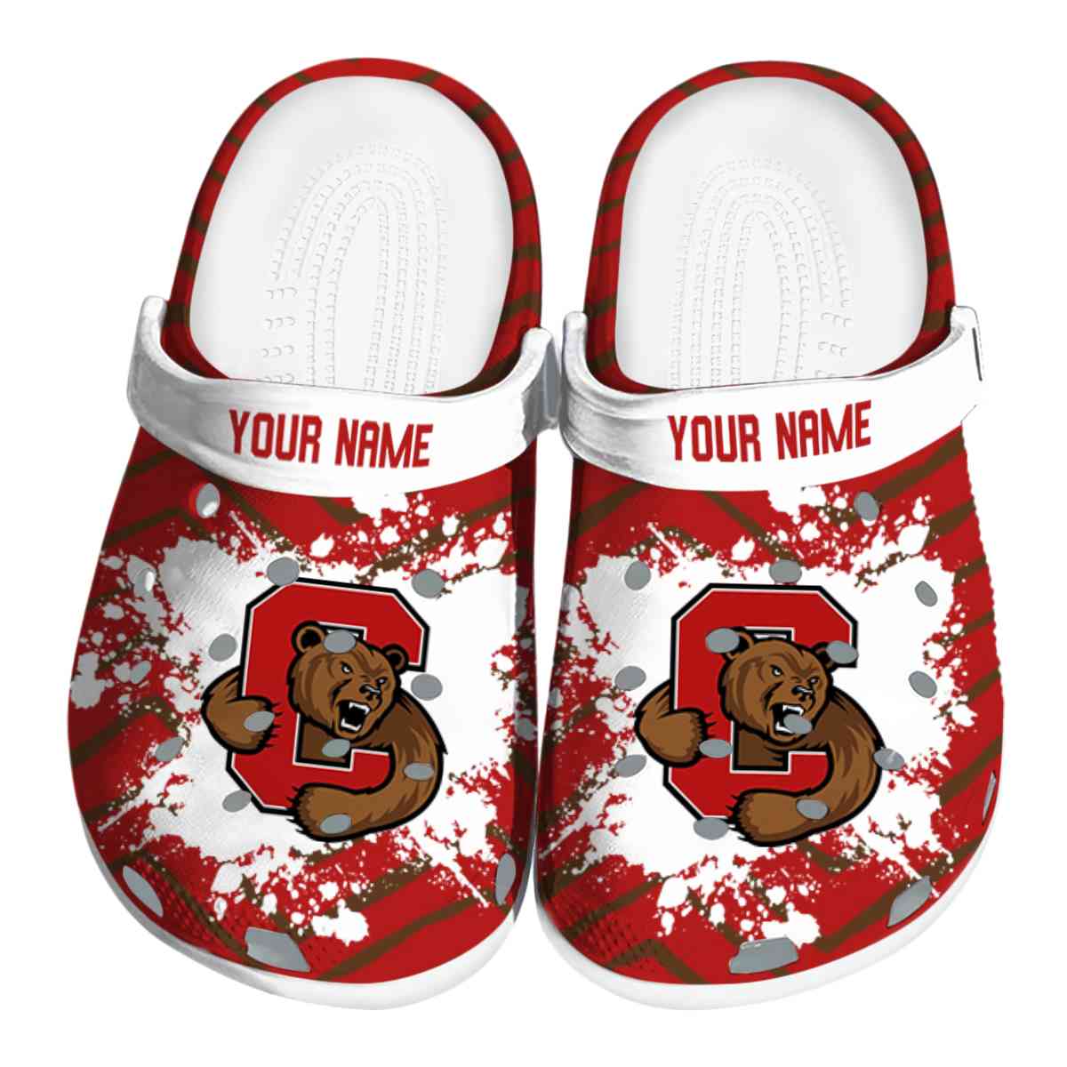 Cornell Big Red NCAA Sport Crocs Crocband Clogs Shoes Comfortable For Men Women and Kids