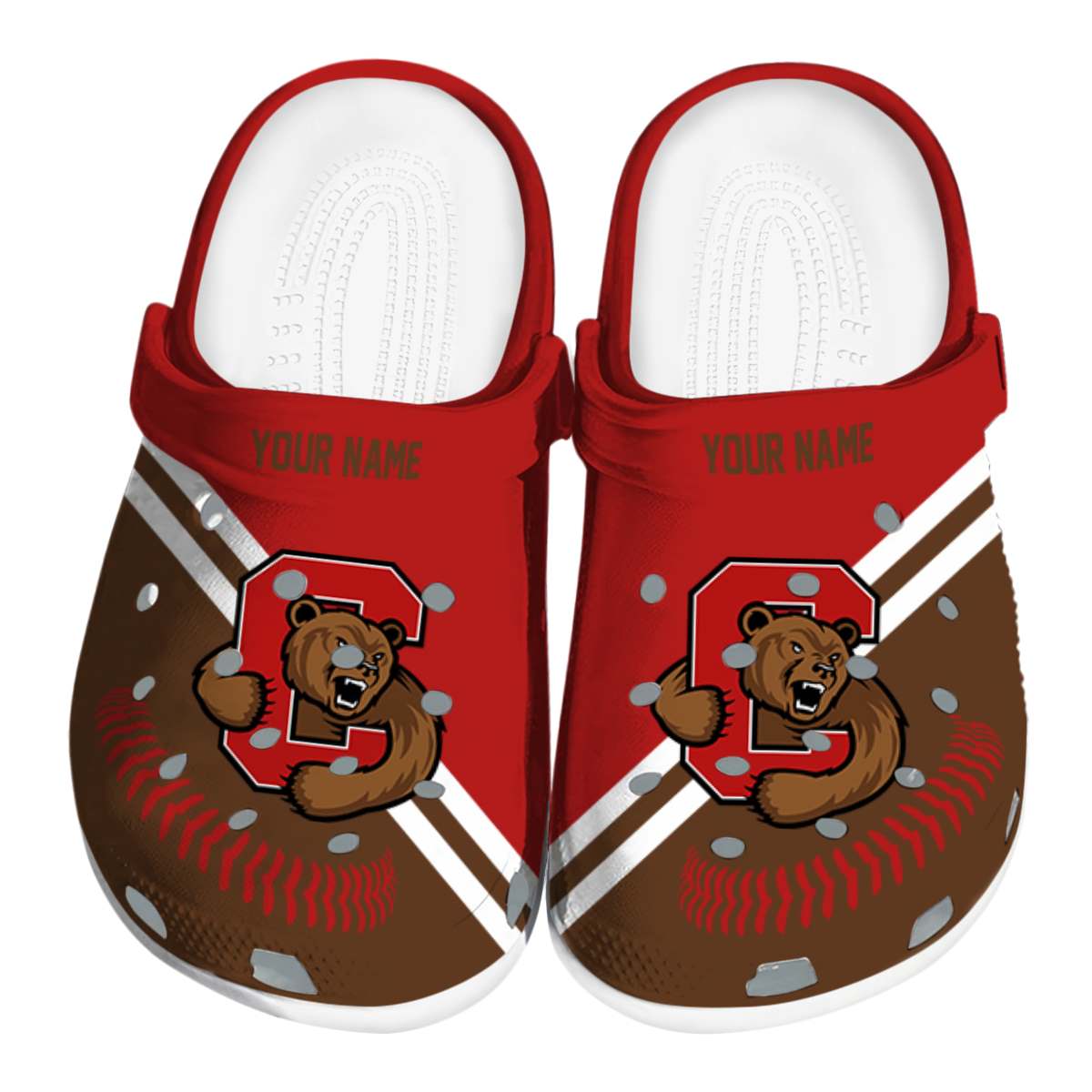 Cornell Big Red NCAA Sport Crocs Crocband Clogs Shoes Comfortable For Men Women and Kids