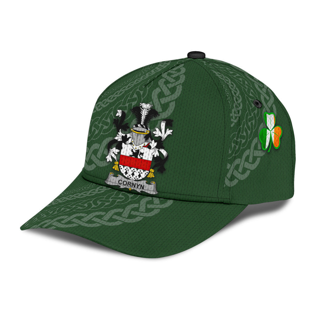 Cornyn Coat Of Arms - Irish Family Crest St Patrick's Day Hat Classic Cap Trucker Hats Custom Hats Gifts For Men & Women