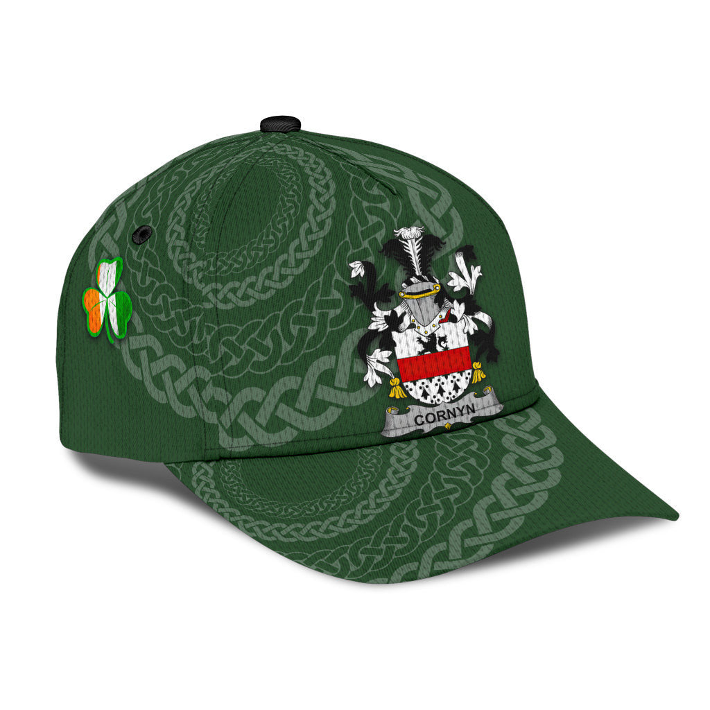 Cornyn Coat Of Arms - Irish Family Crest St Patrick's Day Hat Classic Cap Trucker Hats Custom Hats Gifts For Men & Women