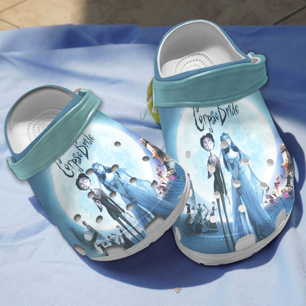 Corpse Bride Movie Crocs Crocband Clogs Shoes Comfortable For Men Women and Kids