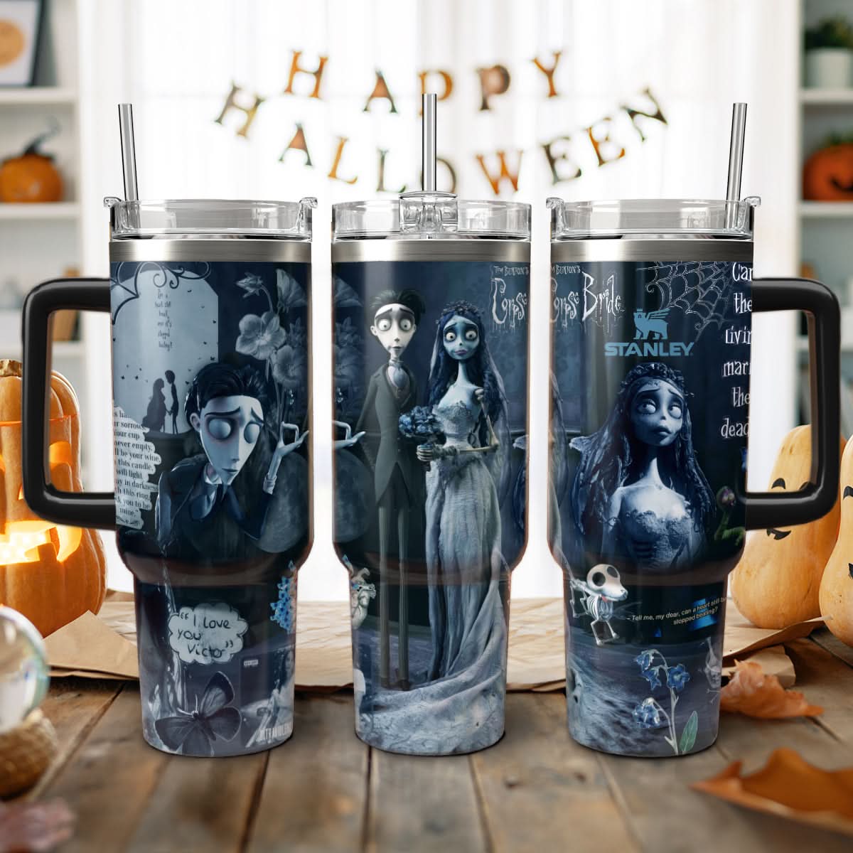 Corpse Bride Movies Custom Stanley Cup 40 oz 30 oz Tumbler With HandleTVC2301458