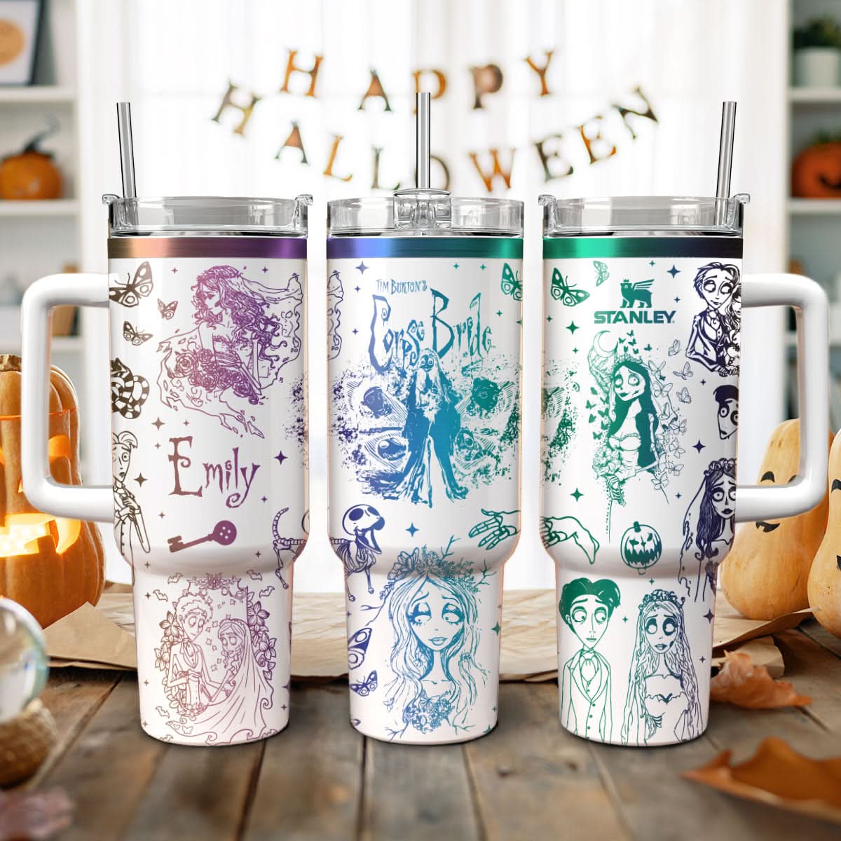 Corpse Bride Movies Custom Stanley Cup 40 oz 30 oz Tumbler With HandleTVC2301459