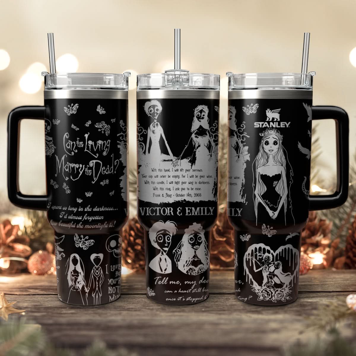 Corpse Bride Movies Custom Stanley Cup 40 oz 30 oz Tumbler With HandleTVC2301459
